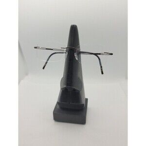 Black Carved Wood Eyeglass Holder